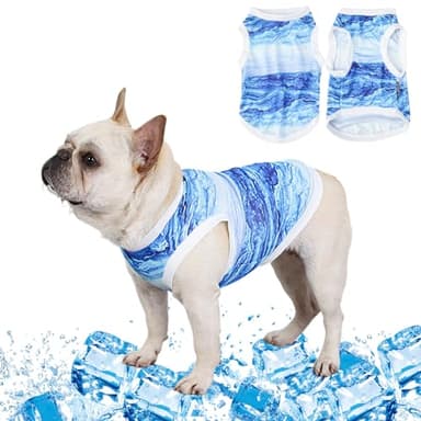 Gilet Rafraîchissant pour Chien, Veste de Refroidissement pour Chien Respirante, Gilet de Refroidissement pour Chien Légere, Veste Rafraîchissante pour Chien de Taille Petits et Moyens et Chats (XL)