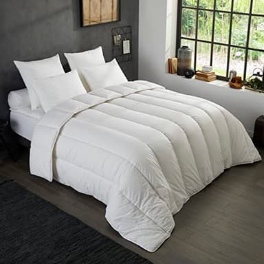 DODO I Couette Tempérée Anti-Acarien & Anti-Bactérien 140x200 I pour Lit 1 Personne I Toucher Peau de Pêche Ultra-Doux I Nuits Calmes I Fabriqué en France I Lavable en Machine