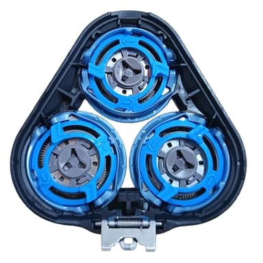 Têtes de rasage rondes série 6000 5000 compatibles avec Philips Series 5000 et 6000 (têtes de rechange à boîtier rond) non compatibles avec les modèles pentagonaux série 6000 5000