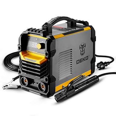 DEKO soudeur 220V MMA 250A 5.8KVA ARC support d'électrode de Machine de soudage, pince de travail, câble adaptateur d'alimentation