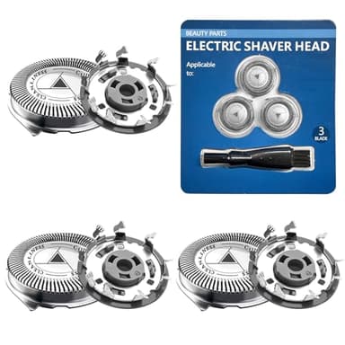 Lot de 3 têtes de rasage SH30/52 compatibles avec Philips Series 6000/5000/3000/2000/1000, tête de rasage de rechange pour homme pour séries AT8xx/AT7xx/PT7xx/PT8xx, rasage à sec et humide avec brosse