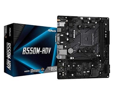 Asrock B550M-HDV AMD B550 Emplacement AM4 Micro ATX