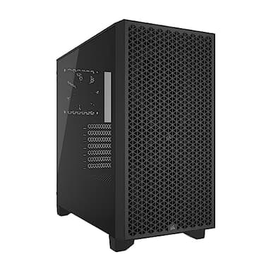 Corsair 3000D Airflow - Boîtier PC Mid-Tower - Ventilateurs 3 Broches - Support GPU 4 Emplacements - Convient pour 8 Ventilateurs 120mm - Design High-Airflow - Noir