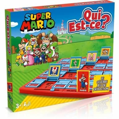 Winning Moves - Qui est-ce ? Super Mario - Jeu de société - Jeu de Plateau - A partir de 6 ans- Version française