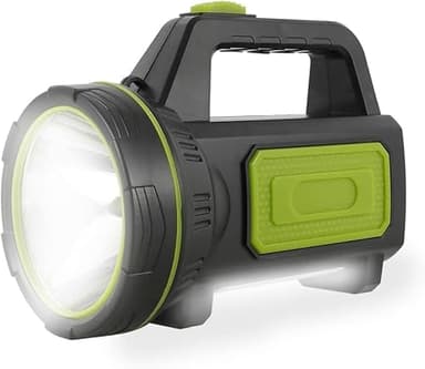 Lampe Torche Led Ultra Puissante Rechargeable USB 13500 Lumens 6000 mah avec Lumière Latérale Lampe de Poche Etanche Haute Puissance pour Urgence Chasse Randonnée Camping (Avec Lumière Latérale)