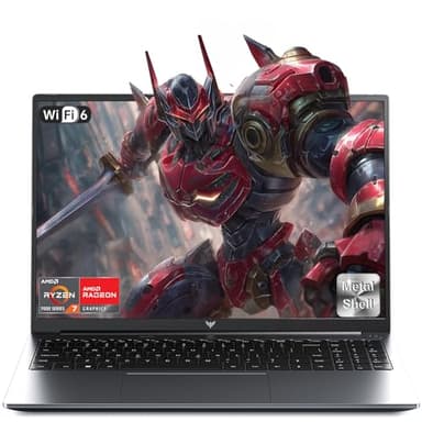 ACEMAGIC 2026 Ordinateur Portable Gaming Ryzen 7 H255(Jusqu'à 4,9 Hz),DDR5 16 Go Ram 512 Go SSD Étendre à 4 to,Boîtier métallique,Clavier rétroéclairé,WiFi 6,BT5.2,Type C,Laptop Gaming 16 Pouces