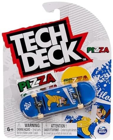 Tech Deck - Pack 1 Authentique Finger Skate - Planche 96 mm À Personnaliser avec Autocollants - Mini Skate Doigt - Jouet Enfant - Jeu Enfant 6 Ans Et + - Modèle Aléatoire