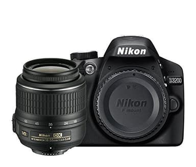 Nikon D3200 SLR numérique avec kit d'objectif VR II 18-55 mm - Noir (24,2 MP) LCD 3" (renouvelé)