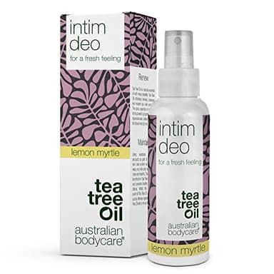 Intim Deo Bloc d'odeurs | Huile d'arbre à thé + citron Myrtle | Déodorant intime 100% végétalien contre les odeurs désagréables et les irritations dans la zone intime, 100 ml…