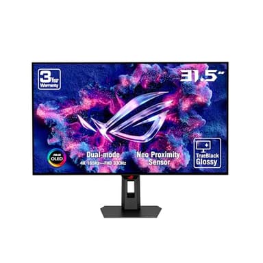 ASUS ROG Strix OLED XG32UCWG - Moniteur Gaming 32" 4K, Dual Mode 4K 165Hz, FHD 330Hz, 0.03ms, G-Sync Compatible, Dissipateur Thermique, OLED Care Pro, Capteur Neo, VESA, HDR 400, Auto KVM, USB-C