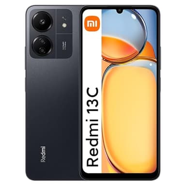 XIAOMI Redmi 13C Unlocked Smartphone 8GB RAM 256GB ROM 6.74" 90Hz Display 50MP Triple Camera 5000mAh Battery 18W Fast Charging Octa-Core Processor Dual SIM MIUI 14 NFC (Midnight Black)