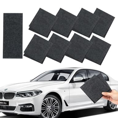 Nano Sparkle Cloth, 10 Pcs Chiffons Nano Anti-Rayures pour Voiture, Efface Rayures Rapide, Réparation Éraflures Légeres sans Polissage et Restaure Brillant pour Toutes Couleurs de Carrosserie