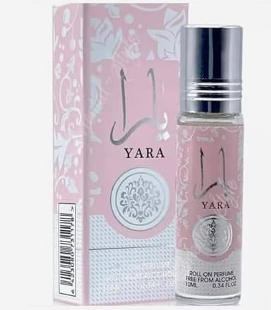 Yara - 1 x 10ml - Huile Parfumée pour HOMMES & FEMMES - longue durée et de confort (Yara 10ml) - Parfum femme et homme