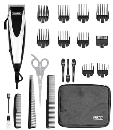 WAHL Home Pro Hair, kit complet de coupe de cheveux, tondeuse à cheveux filaire pour homme, tondeuse pour homme