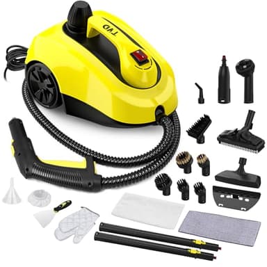 TVD Nettoyeur vapeur pour meubles rembourrés avec câble d'alimentation extra long de 5 m pour vapeur, four, voiture, carrelage, tapis, coussin, canapé, punaises de lit.