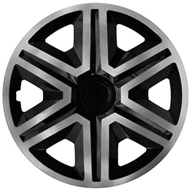 NRM Action Lot de 4 enjoliveurs universels pour voiture (graphite/noir, 14")