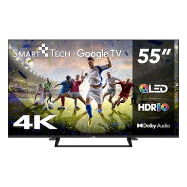 Smart Tech TV QLED 4K UHD 55" (139 cm) 55QG06K2 Smart TV- 4xHDMI - 2xUSB - HDR 10 - MEMC