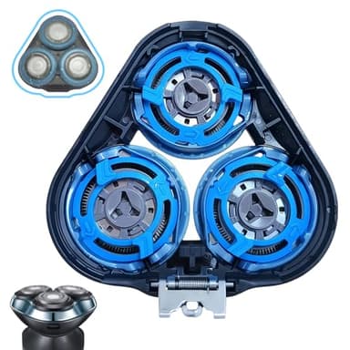 QHYSS Sh50 TêTes De Remplacement Compatible Avec Philips Series 5000/6000 TêTes De Rasoir，Ne Convient Coquille Triangulaire (Pentagonale)