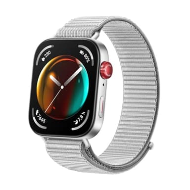 HUAWEI Watch FIT 3, Écran AMOLED 1,82", Design Ultra-Fin,Gestion Polyvalente de la Forme Physique, Gestion complète de la santé, Batterie Longue durée, iOS & Android, GPS, Nylon Gris
