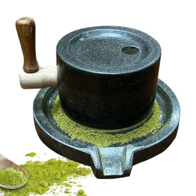 Moulin à Grains en Pierre pour la Farine,Moulin à Poudre Manuel en Pierre - Broyeur Pour La Pâtisserie Et La Transformation - pour le Café, la Farine, la Cuisine Maison, Restaurant, Pâtisserie, Poivre