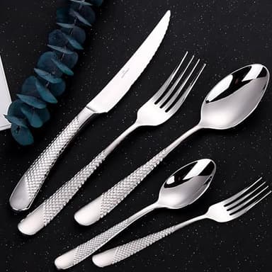 DAFFODILY | Couverts de table, Ménagère. cuillères, couteaux et fourchette | Service de table acier inoxydable 18/10