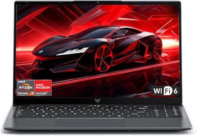 ACEMAGIC 15.6" 2026 Ordinateurs Portables Ryzen 7 7730U Huit-Core (8C/16T,4,5 GHz) Radeon Vega 8,PC Portable 16 Go RAM DDR4*2,512Go SSD,WiFi 6,BT5.2,HDMI,Type C,Cache Caméra,Gris