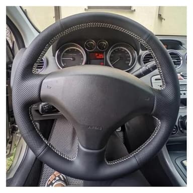 Housse Volant Voiture en Cuir Antidérapant pour Peugeot 207 2006-2014 pour Expert 2008-2016 pour Partner 2009-2018 pour Fiat Scudo 2010-2016