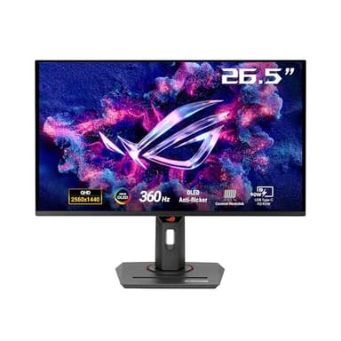 ASUS ROG Strix OLED XG27ACDNG - 27 Pouces, Dalle QD-OLED QHD 1440p, 360 Hz, 0,03 ms, dissipateur Thermique personnalisé, Anti-Flicker, Care+, Compatible G-Sync®, 99% DCI-P3