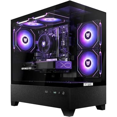 BEASTCOM Q5 | Pro Gaming, PC Gamer,Intel i9-10900F 10X 5,20GHz 20 Threads, NVIDIA RTX 5070 12Go, 16Go RAM, 1To NVMe SSD, WiFi 5, Windows 11 Pro