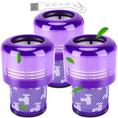 Smyidel Filtre pour Dyson V11,3 Packs Filtres de remplacement pour Dyson V11 V15 SV14 SV17 SV22 Detect Animal Absolute Extra Pro Torque Drive Motorhead Aspirateur, Remplacer #DY-970013-02