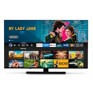 MEDION Téléviseur QLED 108 cm (43 "), Fire TV, Smart TV, Dolby Vision HDR, Dolby Atmos, Prime Video, Bluetooth, DVB-T2, MD 843800)
