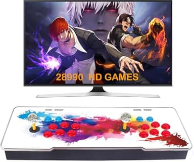 Arcade Machine 2025. Console de Jeux, 29 900 Jeux, Jeux rétro, 2 à 4 Joueurs, Compatible avec Les Jeux 3D pour PC, projecteur et téléviseur.