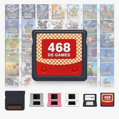 468 in 1 Games Super Combo Cartridge for DS, NDS, NDSL, NDSi, 3DS, 2DS XL, New