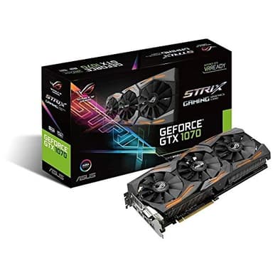 ASUS Strix Gaming Carte Graphique Nvidia GeForce GTX 1070 8192 Mo PCI Express 3.0 x 16