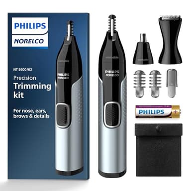 Philips Norelco Tondeuse nez 5000 pour nez, oreilles, sourcils, NT5600/62