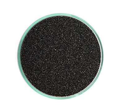 WYSKONT Sable de gravier pour aquarium 20 kg - Substrat naturel et décoration - Engrais naturel pour la croissance des plantes - 100 % sûr pour les organismes vivants - Grain noir 0,6-1,2 mm