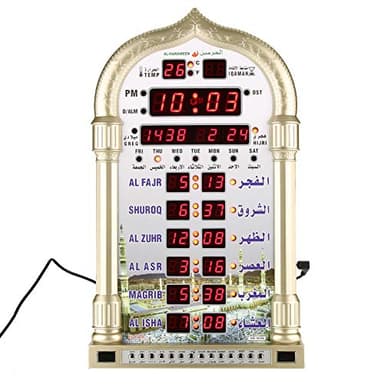 Articles Religieux Musulmans, Horloge Islamique Numérique, Alarme de Cadeau Musulman, Prière Azan, Prise UE 110-240 V, Calendrier Mural, Mosquée, Articles Religieux, Collection