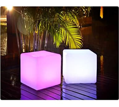 LED Cube INCL. Objet à lumière USB Cube Lumineux | décoration de Jardin Cube Illumination de la Marque PRECORN
