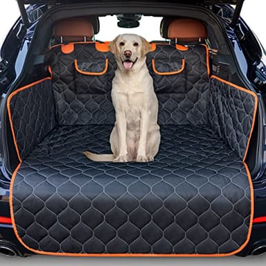JOEJOY Protection Coffre Voiture Chien, Universel Housse Voiture Chien avec Protection Latérale, Imperméable Anti-Rayures, Entretien Facile