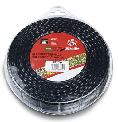 AUSONIA - FIL POUR DÉBROUSSAILLEUSE PROFESSIONNELLE VERTIGO SOUS BLISTER 4,00 MM X 42 MÈTRES