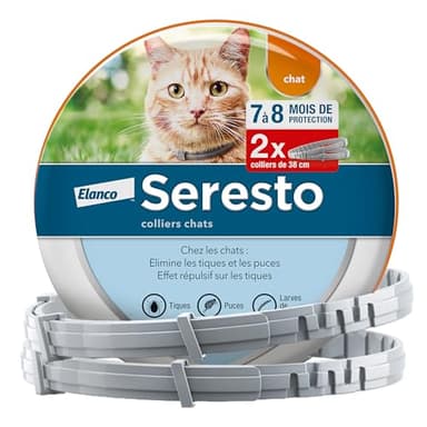 Seresto Collier Antiparasitaire Chats 2 Colliers