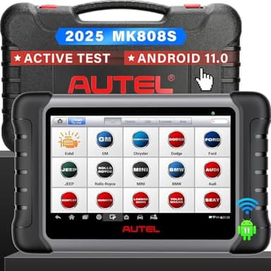 Autel MaxiCOM MK808S Valise Diagnostic Auto, 2025 Outil OBD2 Mise à Jour de MX808 MK808, 28+ Service, Test Actif, Diagnostic Tous Système, Codage de Injecteur/EPB/BMS/SAS/TPMS/AutoVIN/ABS,FCA Autoauth