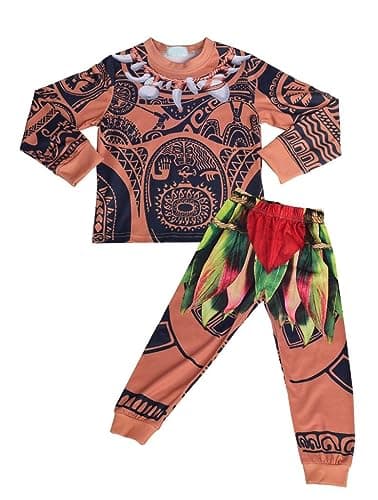 Lito Angels Deguisement pour Enfant Garcon, Anniversaire Fete Carnaval Sweat et pantalon, Pyjamas Vetements de Nuit, Taille 3-4 ans (étiquette en tissu 90), A