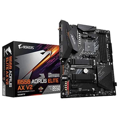 GIGABYTE B550 AORUS Elite AX V2 Carte mère AMD B550 Emplacement AM4 ATX Noir