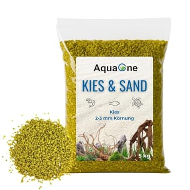 AquaOne Gravier pour aquarium Sable 5 kg I Fond de sol noir clair multicolore fin moyen grossier I Gravier d’aquarium Qualité Premium I Sable de quartz Gravier d’aquarium Décoration Aquascaping