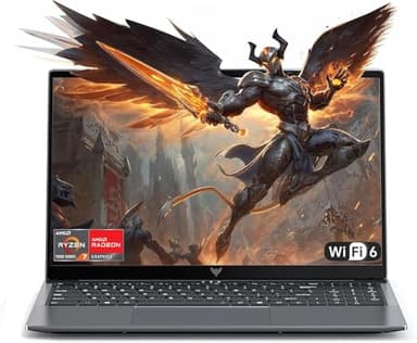 ACEMAGIC 15,6" FHD Ordinateur Portable Gaming Ryzen 7 7730U (8 C/16T, 4,5GHz Battu par i7-1265U) 16 Go RAM DDR4*2, M.2 SSD 512 Go PC Portables, 3*USB 3.2, BT5.2,HDMI,Type-C, Batterie 54,7 Wh, WiFi 6.0