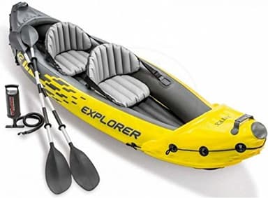 - Kayak Explorer K2 68307 NP Canoë gonflable 2 places en PVC avec accessoires