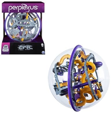 Perplexus - Perplexus Epic - Labyrinthe Parcours 3D Epic Avec 125 Défis - Labyrinthe 3D - Jeu d'Action et Réflexe - Casse tete enfant - Vertus Pédagogiques- Jouet Enfant 10 Ans et +