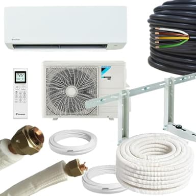 Climatiseur Réversible Mural Daikin avec kit d’installation 7 mètres 18000 BTU, FTXC50D RXC50D, 5 kW, Mono-Split, gamme professionnelle ClimaConveniente®