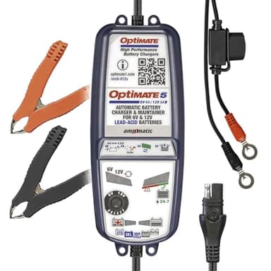 OptiMate 5 Select - Chargeur de batterie intelligent automatique pour voitures classiques 6V 12V